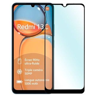 FOLIE PROTECTIE ECRAN STICLA 2.5 FULL GLUE CELLARA PENTRU XIAOMI REDMI 13C 4G - NEGRU,WS75884
