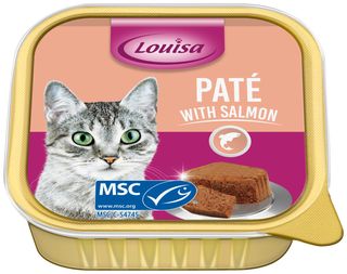 Louisa furaj complet pentru pisici adulte cu somon 100 g