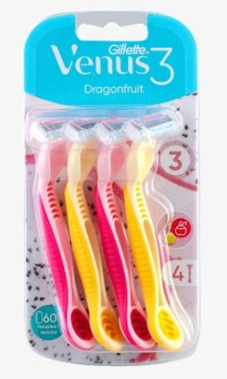 Gillette Venus3 Dragonfruit brijač 4 kom
