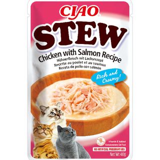 Hrana umeda pentru pisici Cio Cat Tocanita  Pui&Somon 40g