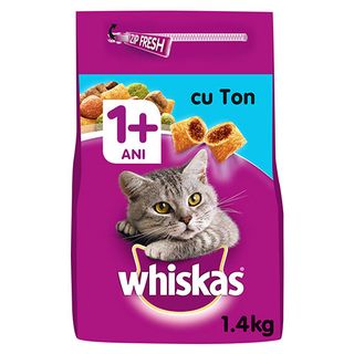 Whiskas Hrana Uscata Pisici Ton 1,4Kg