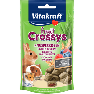 Recompense pentru rozatoare Vitakraft Crossys Wildberry 50g