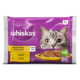 Whiskas Pouch за котки микс птич 4х85гр / 20279789