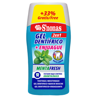 Pasta de dinti si apa de gura 2 in 1 S Nonas Menta, Arom | 100 ml