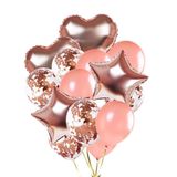 Buchet din baloane rose gold