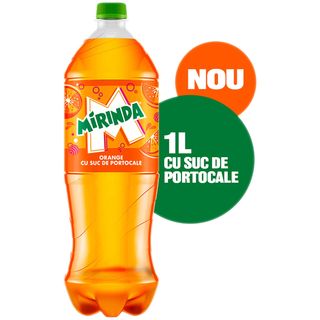 Mirinda, Bautura racoritoare carbogazoasa cu suc de portocale 1L (ID 2973)