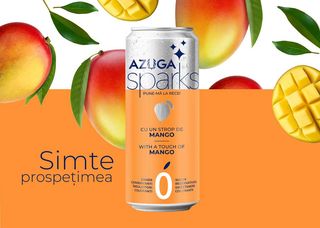 Azuga Sparks Mango 0.33L