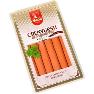 Meda, Crenvursti cu piept de pui 250g (ID 91215)