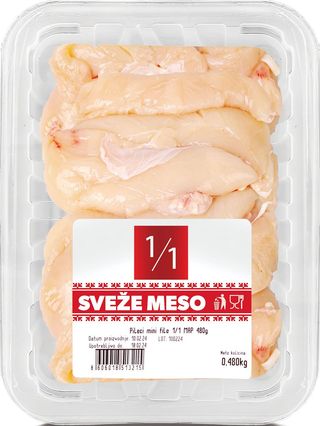 SVEŽE MESO PILEĆI FILE MINI GRANIČAR MAP 480G