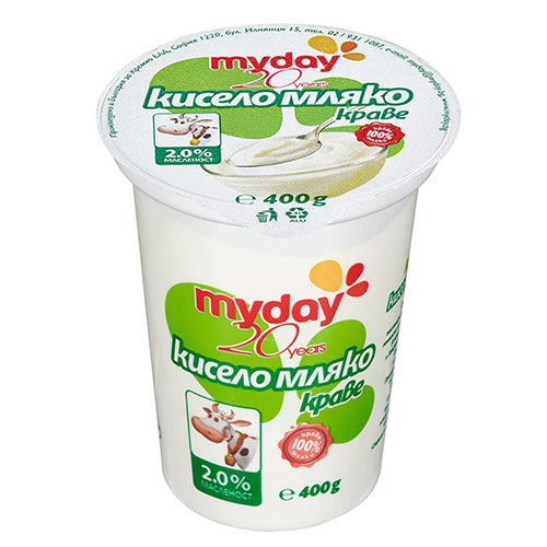 My Day Кисело мляко 2% 400 г