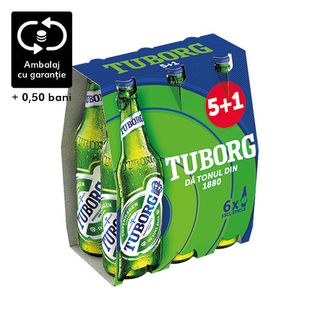 Tuborg 5% Ep 11,4 6X0,33L 5+1 St.N. Sgr
