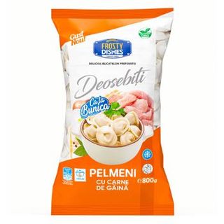 FROSTY DISHES Pelmeni Deosebiti carne d/gaina 0.8kg