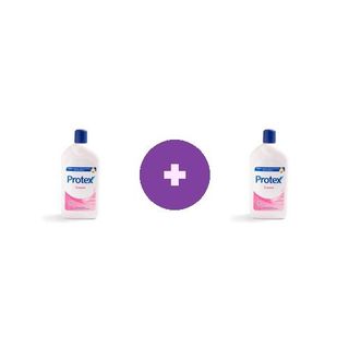 Rezerva sapun lichid cu ingredient natural antibacterian, Protex Fresh 700 ML, 2 la pret de 1
