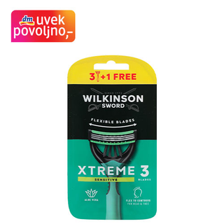 WILKINSON SWORD Xtreme 3 Sensitive jednokratni brijači 4 kom 2197200