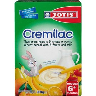 Jotis Cremilac с мляко и 5 плода 6м+ 200 ГР / 38937253