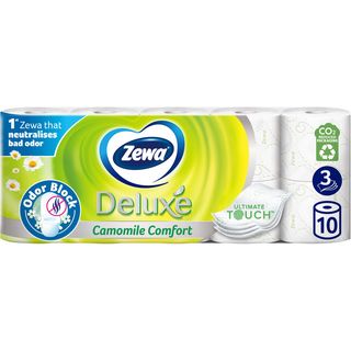 Hartie igienica Zewa Deluxe Camomile Comfort 10 role, 3 straturi