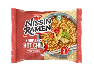 Supa instant ramen Nissin Korean Hot Chili, 65.2 g
