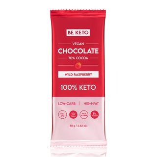 Ciocolata Vegan Keto + Ulei MCT – Zmeura Salbatica – 80g
