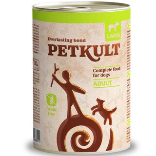Hrana umeda pentru caini Petkult Adult cu miel 400g