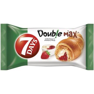 7Days, Croissant cu umplutura de vanilie si capsune 80g (ID 90933)