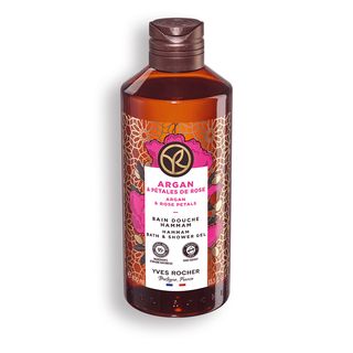 Gel de duș Argan & Trandafir Bio din Maroc, Flacon 400 ml