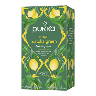 Ceai BIO PUKKA Clean Matcha Green, 20 pliculete