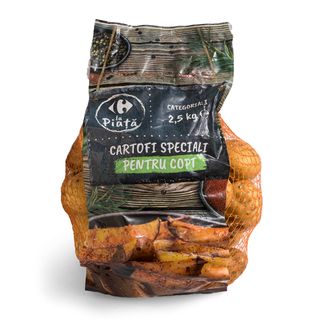 Cartofi pentru copt, Carrefour La Piata 2.5kg, calitatea I, Romania, calibru 40mm+