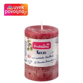Profissimo rustična sveća bordo 80/58, 1kom