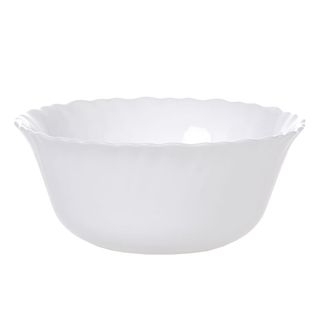 Bol alb din opal pentru salata 24 cm
