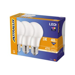 Attralux Bec Led A60 5,5W E27 3Buc