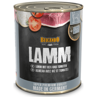 Hrana umeda pentru caini Belcando Adult Miel orez si rosii 800g