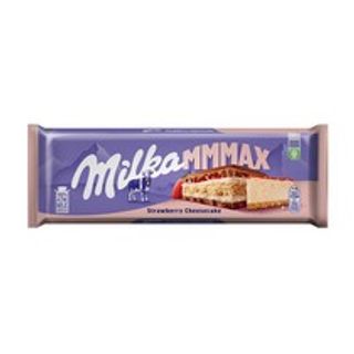 Čokolada strawbery cheesecake Milka 300g