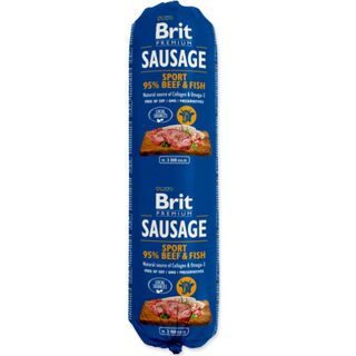 Salam pentru caini Brit Premium Sport Formula Vita & Peste 800g