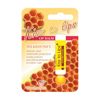 KISS TO LIPS balzam za usne milk & honey | 3890000334031