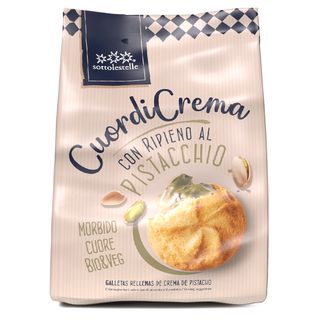 SOTTOLESTELLE organic keks cuordi crema pistacchio 200 GR | 8032454002974