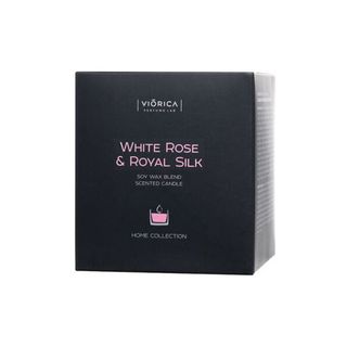 Lumanare parfumata Trandafir Alb & Matase Regala 200 gr