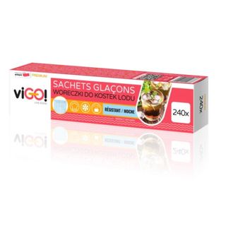 VIGO Pungi pentru cuburi de gheata, 240buc