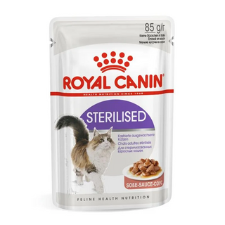 Royal Canin Sterilised Adult, plic hrană umedă pisici sterilizate, (în sos), 85g