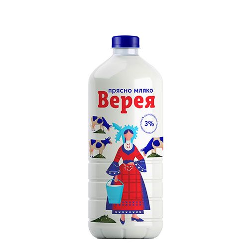 Верея Прясно мляко 3% бутилка