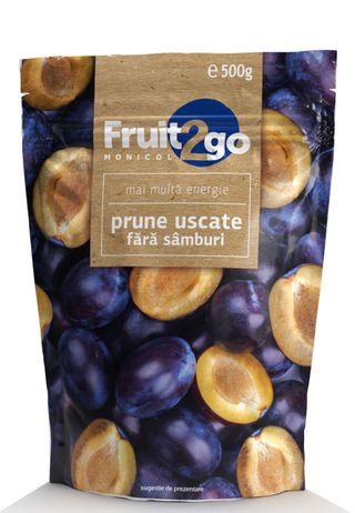 FRUIT2GO Prune uscate fără sâmburi 500g