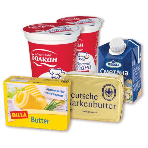 Масло, Сметана и Маргарин