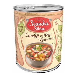 Scandia Ciorba De Pui Cu Legume 400G