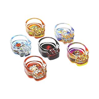 Scrumiera sticla – Cap de mort