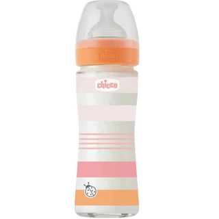 CHICCO MONTE flašica staklena well being 0m+ narandžasta 240 ML | 8058664166282