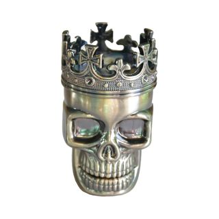 Grinder metalic – SKULL – Green