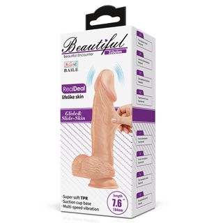 Vibrator Beautiful Zebulon 19.4 CM Flesh