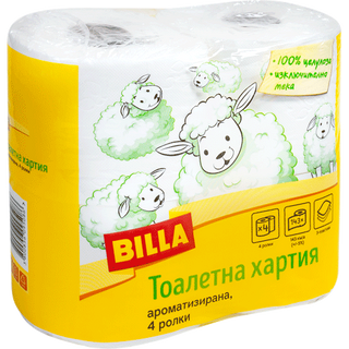BILLA Ароматизирана тоалетна хартия 4 БР / 38941977