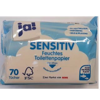 Влажна тоалетна хартия деликатна JA! 2X70 БР / 38945992