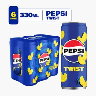 Pepsi, Băutură carbogazoasă Twist lămâie doză 6x330ml