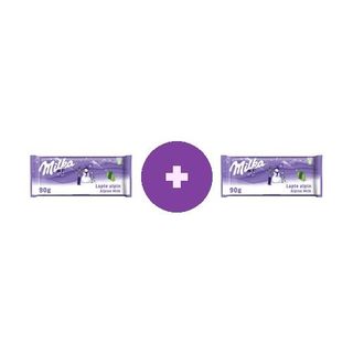 2 x Ciocolata Milka Cu Lapte Alpin 90G